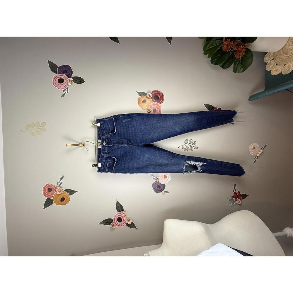 We the Free Stella Distressd High Waisted Denim Slim Jeans - Size - 29